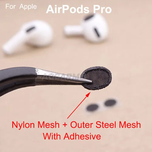 preserving the sound of earbud when replacing the mesh