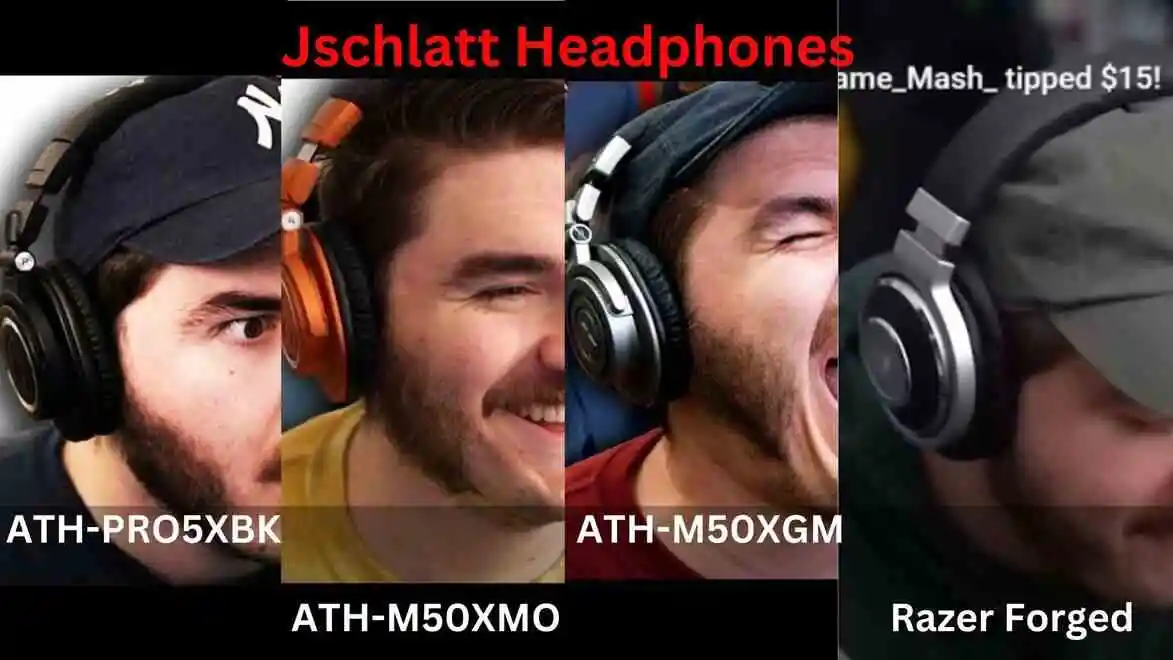 What Headphones Does Jschlatt Use (4 headphones+Mic)